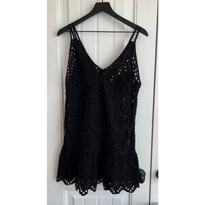 NWT Gianni Bini Eyelet Ruffle Dress - Size XS